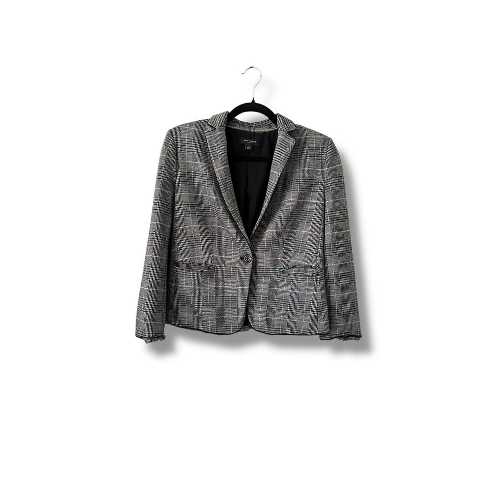 Ann Taylor Petite Plaid Blazer